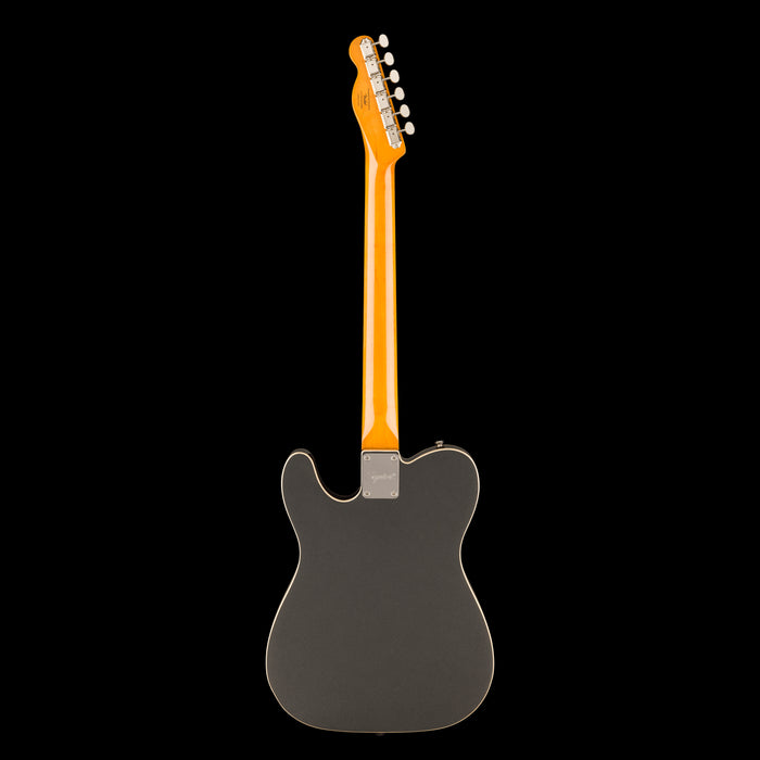 Squier Limited Edition Classic Vibe Custom Telecaster with Bigsby Charcoal Frost Metallic Back 