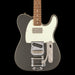 Squier Limited Edition Classic Vibe Custom Telecaster with Bigsby Charcoal Frost Metallic Front Crop