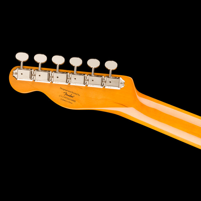 Squier Limited Edition Classic Vibe Custom Telecaster with Bigsby Charcoal Frost Metallic Headstock Back