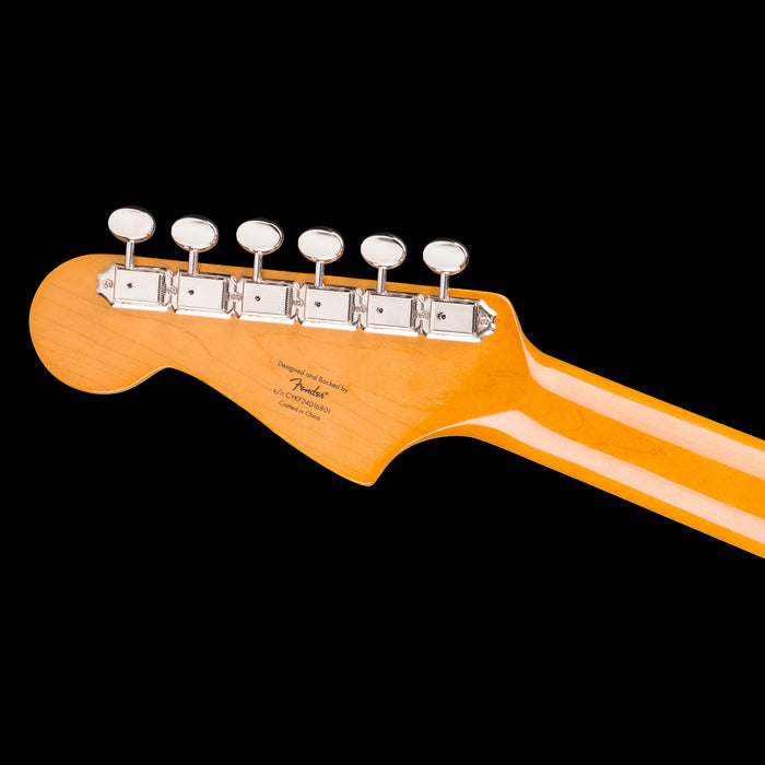 Squier Classic Vibe '60s Jazzmaster Laurel Fingerboard Tortoishell Pickguard Tahitian Coral Headstock Back