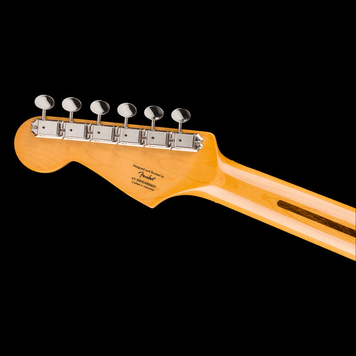 Squier Classic Vibe Duo-Sonic HS Desert Sand Headstock Back