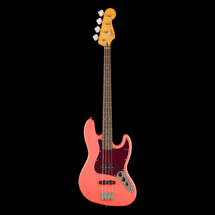 Squier Classic Vibe '60s Jazz Bass Tahitian Coral Front