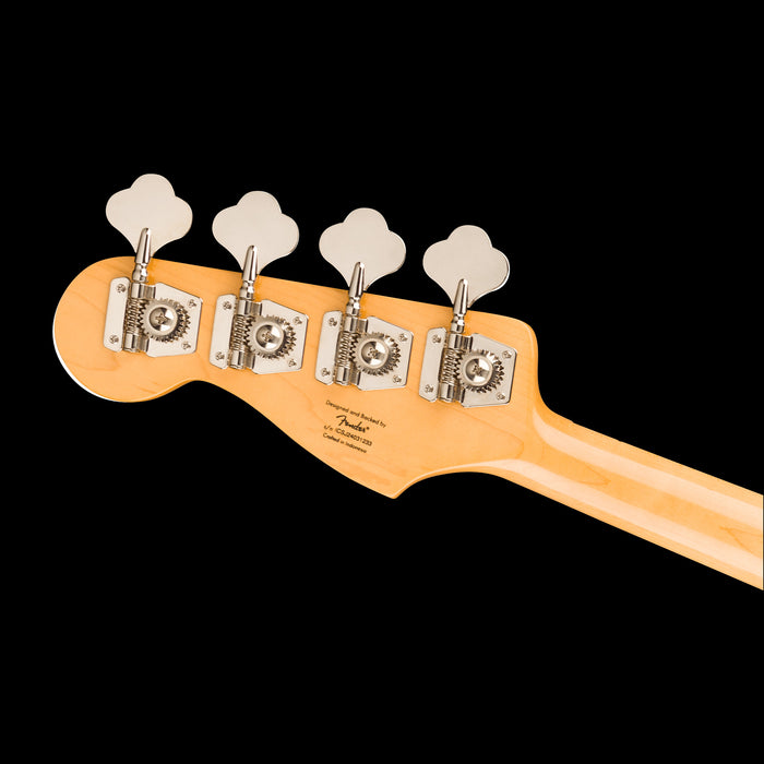 Squier Classic Vibe Active '70s Jazz Bass Mocha Headstock Back