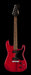 Squier Paranormal Strat-O-Sonic Laurel Fingerboard Black Pickguard Crimson Red Transparent