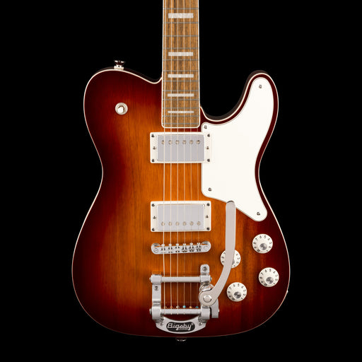 Squier Paranormal Troublemaker Telecaster Deluxe Honey Sunburst Front Crop