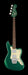 Squier Paranormal Rascal Bass HH Laurel Fingerboard Mint Pickguard Sherwood Green