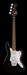 Squier Paranormal Rascal Bass HH Laurel Fingerboard White Pearloid Pickguard Metallic Black