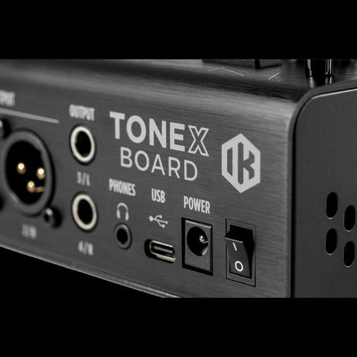 IK Multimedia TONEX Board Multi-Effects Processor Pedal Closeup Input