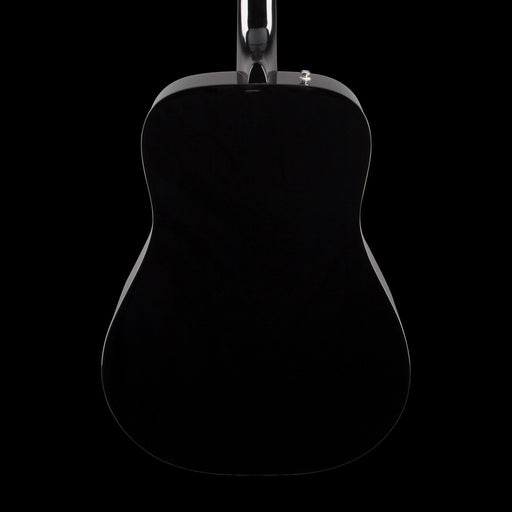 Fender CD-60 Dreadnought V3 Walnut Fingerboard Black With Case Back Crop