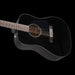 Fender CD-60 Dreadnought V3 w/Case Walnut Fingerboard Black Contour Body Left
