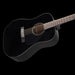 Fender CD-60 Dreadnought V3 w/Case Walnut Fingerboard Black Contour Body Right