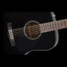 Fender CD-60 Dreadnought V3 w/Case Walnut Fingerboard Black Front Body Detail