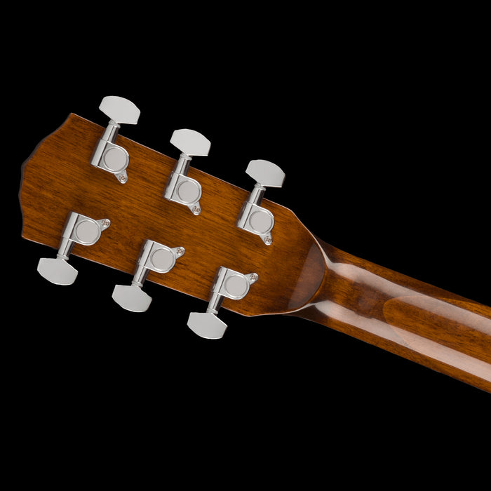 Fender CD-60 Walnut Fingerboard Dreadnought V3 Sunburst Headstocj Back