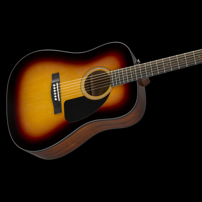 Fender CD-60 Walnut Fingerboard Dreadnought V3 Sunburst Contour Body Right