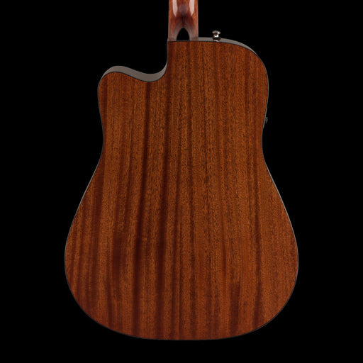 Fender CD-60SCE Dreadnought Natural Back Crop