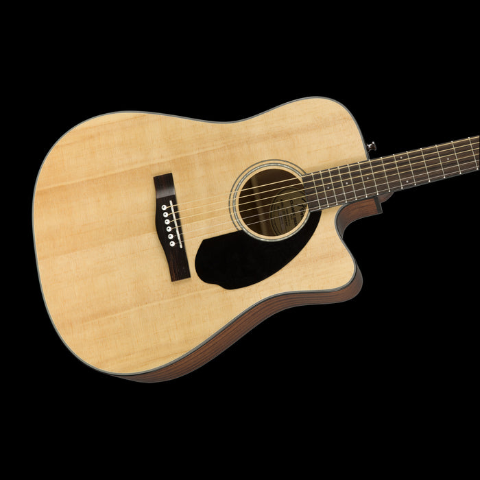 Fender CD-60SCE Dreadnought Natural Contour Body Right