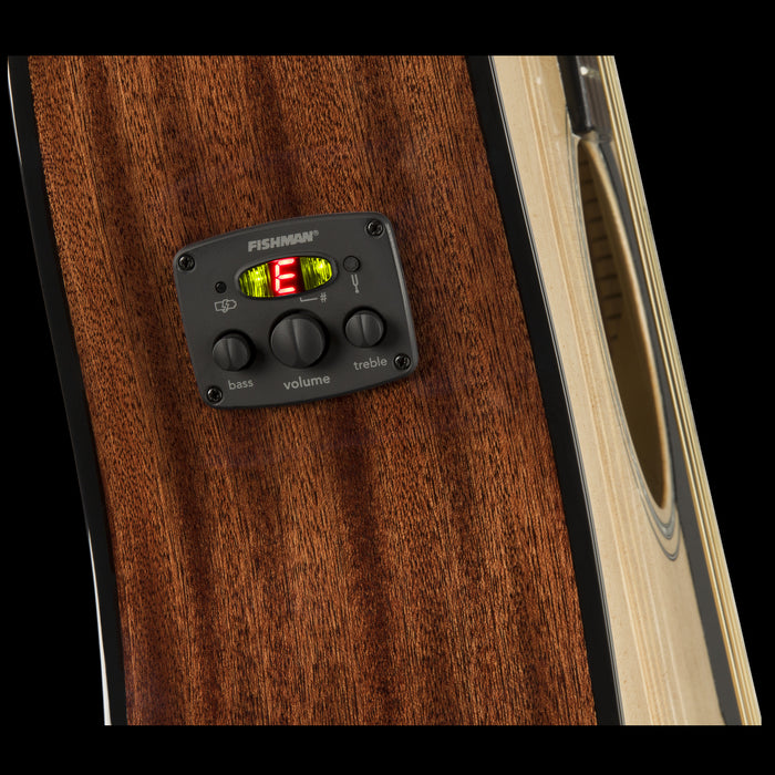 Fender CD-60SCE Dreadnought Natural Exterior Detail 
