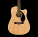 Fender CD-60SCE Dreadnought Natural Front Crop