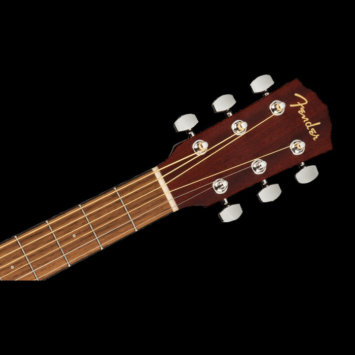 Fender CC-60S All Mahogany Acoustic Guitar Headstock Front