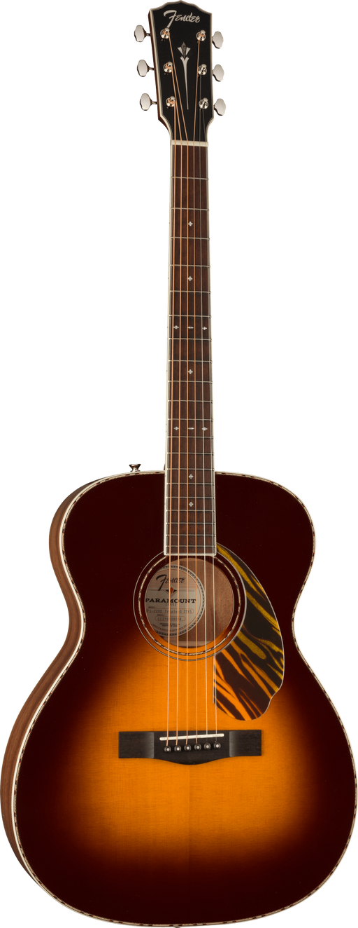 Fender PO-220E Orchestra 3-Tone Vintage Sunburst Acoustic Guitar with Case - Demo