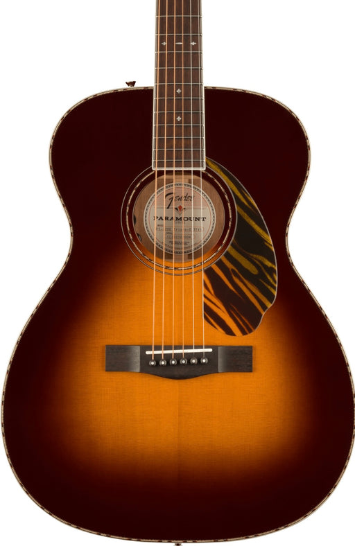 Fender PO-220E Orchestra 3-Tone Vintage Sunburst Acoustic Guitar with Case - Demo