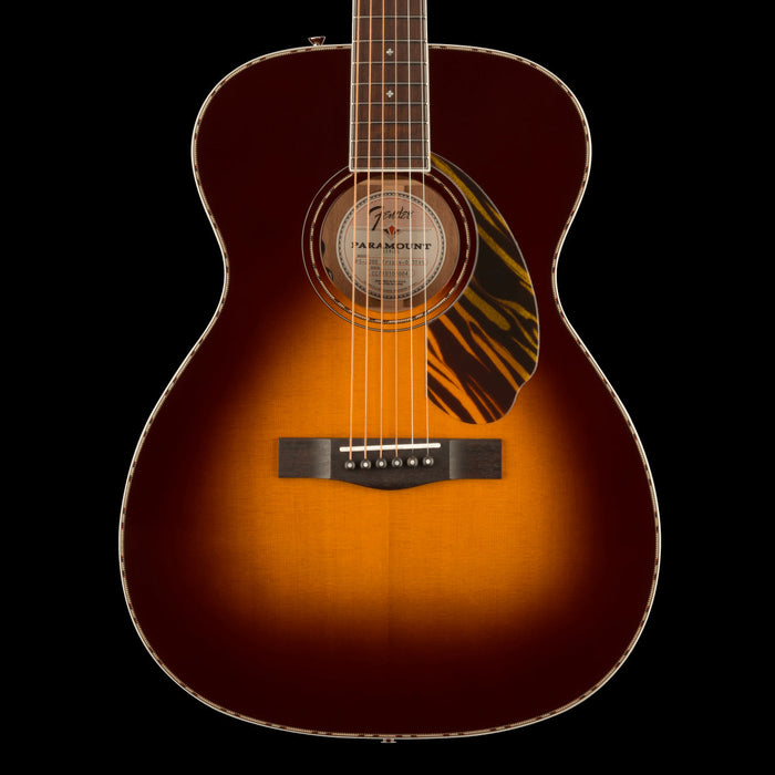 Fender PO-220E Orchestra 3-Tone Vintage Sunburst Acoustic Guitar with Case - Demo
