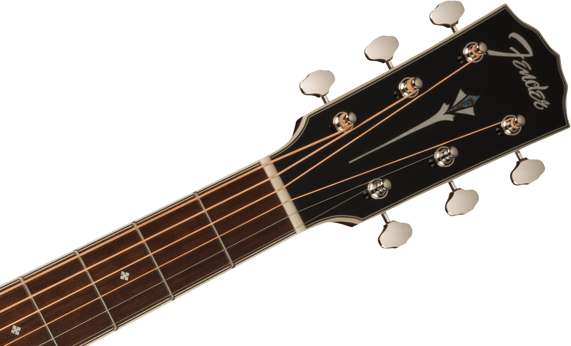 Fender PO-220E Orchestra 3-Tone Vintage Sunburst Acoustic Guitar with Case - Demo