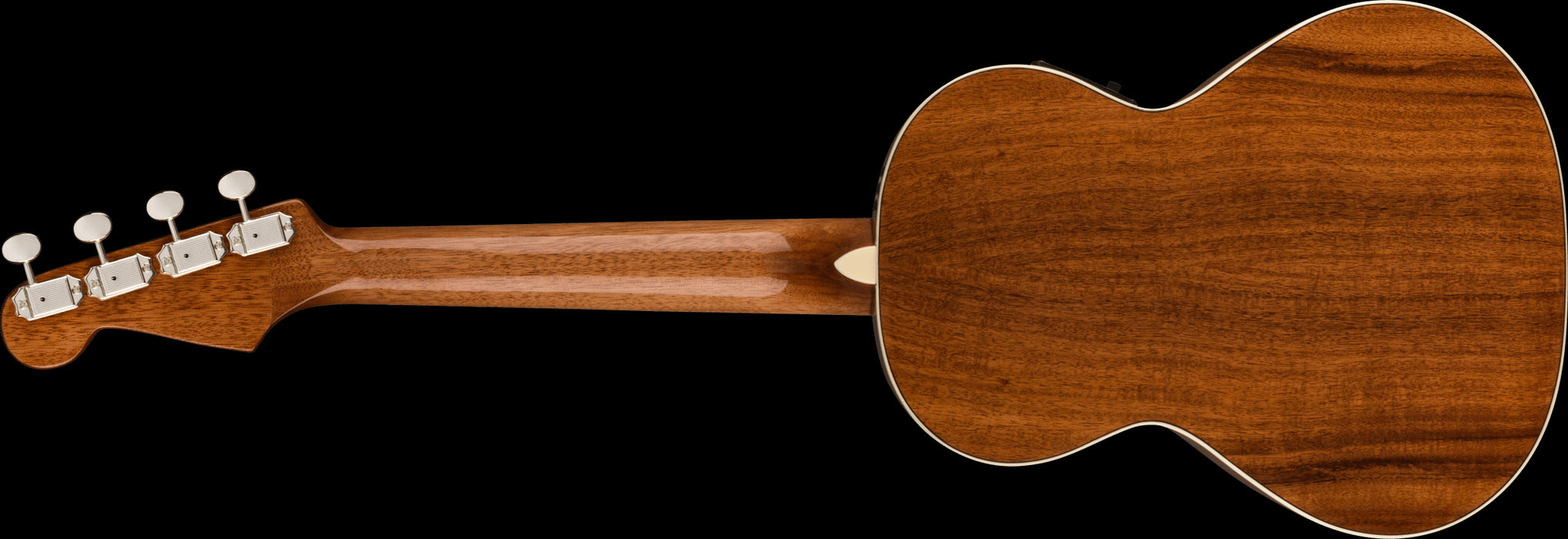 Fender Montecito Tenor Ukulele Shaded Edge Burst Back