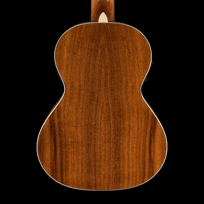 Fender Montecito Tenor Ukulele Shaded Edge Burst Back Crop