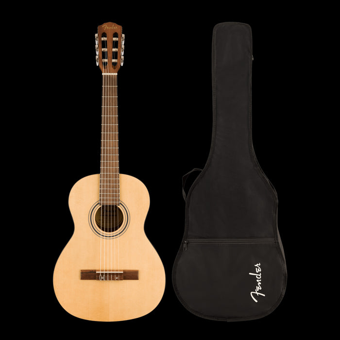 Fender CN-30 Nylon 3/4 Acoustic Guitar Natural Gig Bag