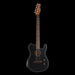 Fender Acoustasonic Standard Telecaster Black Front Angle 