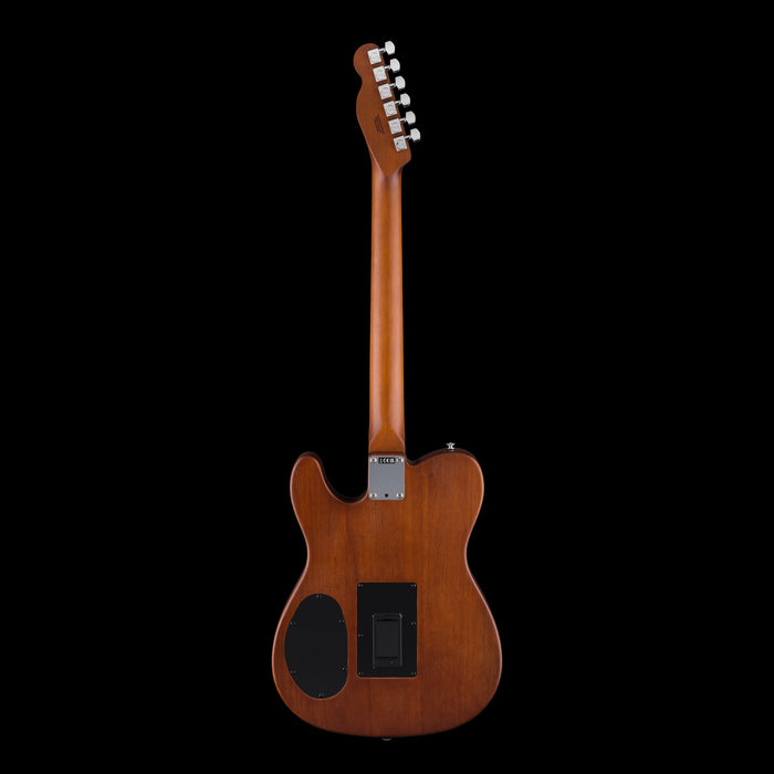 Fender Acoustasonic Standard Telecaster Honey Burst Acoustic Electric Guitar Back