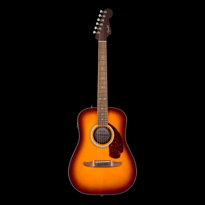 Fender California Deluxe Redondo Jr. E Honey Sunburst Front 
