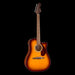 Fender California Deluxe Redondo CE Honey Sunburst Front Angle 