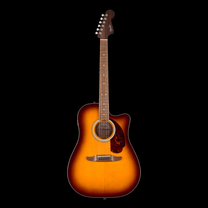 Fender California Deluxe Redondo CE Honey Sunburst Front
