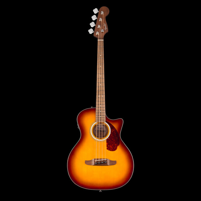Fender California Deluxe Kingman Bass CE Honey Sunburst Front