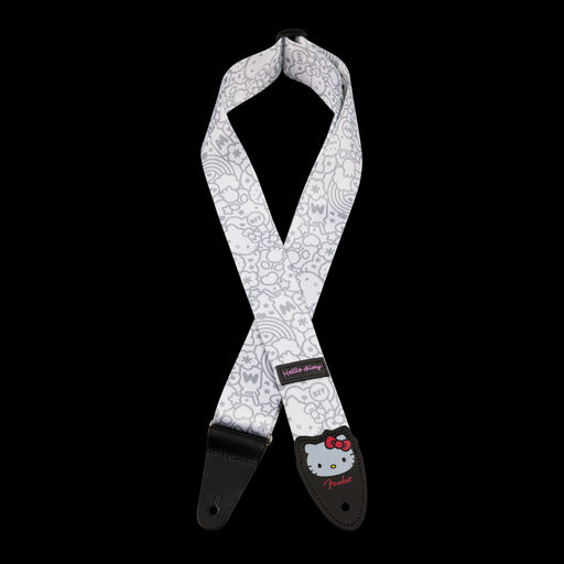 Fender x Hello Kitty White Poly Strap 2" Folded