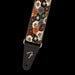Fender Wild Bloom Strap Brown 2" Closeup