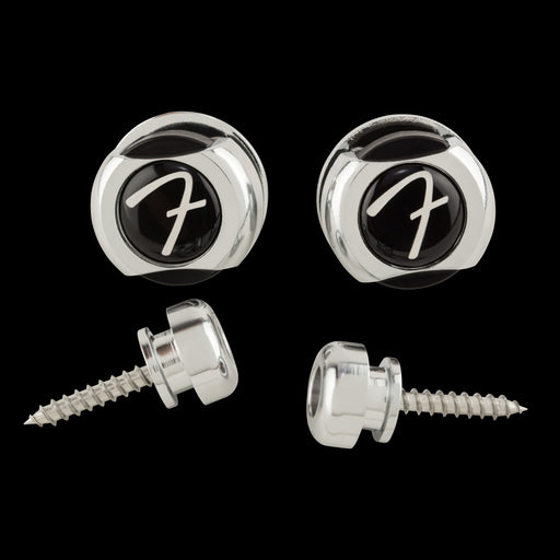 Fender Infinity Strap Locks Chrome Front