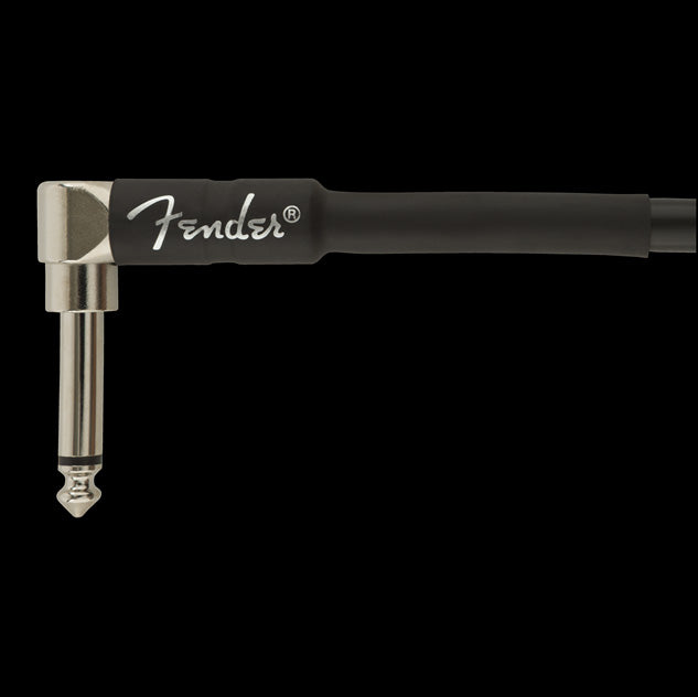 Fender Pro 10' Angl Inst Cable Blk - 990820025 Detail Angle Plug