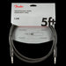 Fender Professional Series Instrument Cable Straight/Straight 5ft. Black Front Package
