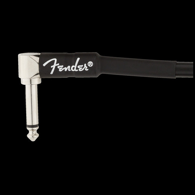 Fender Professional Series Instrument Cables Angle/Angle 3ft. Black Detail