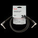Fender Professional Series Instrument Cables Angle/Angle 3ft. Black Front Package