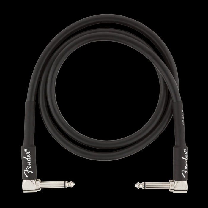 Fender Professional Series Instrument Cables Angle/Angle 3ft. Black Front