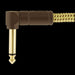 Fender Deluxe 10ft. Angled Instrument Cable Tweed Detail Angle
