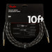 Fender Deluxe Series Instrument Cable Straight/Straight 10ft. Black Tweed Front Package