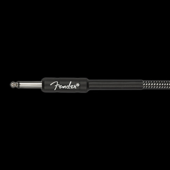 Fender Professional Series Coil Cable 30' Gray Tweed Straight Angle