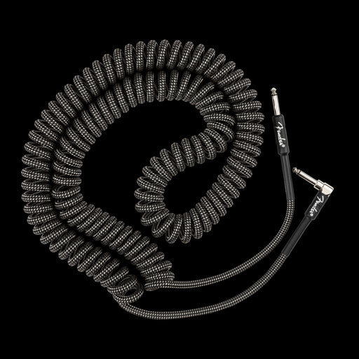 Fender Professional Series Coil Cable 30' Gray Tweed Front