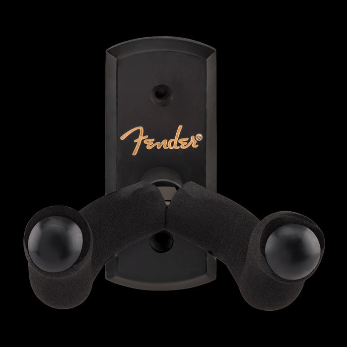 Fender Essentials Guitar Wall Hanger Black Front 