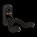 Fender Essentials Guitar Wall Hanger Black Front Angle Right